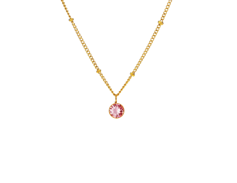 Birthstone Gold Necklace