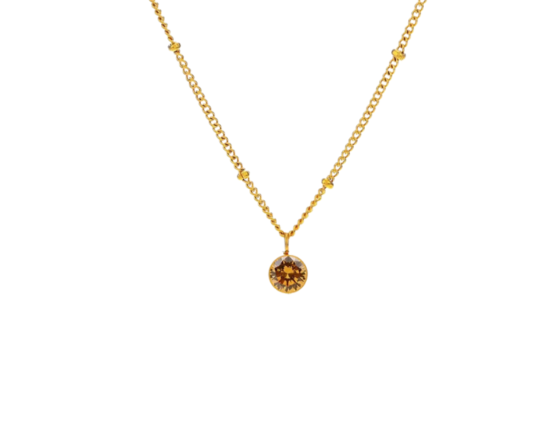 Birthstone Gold Necklace